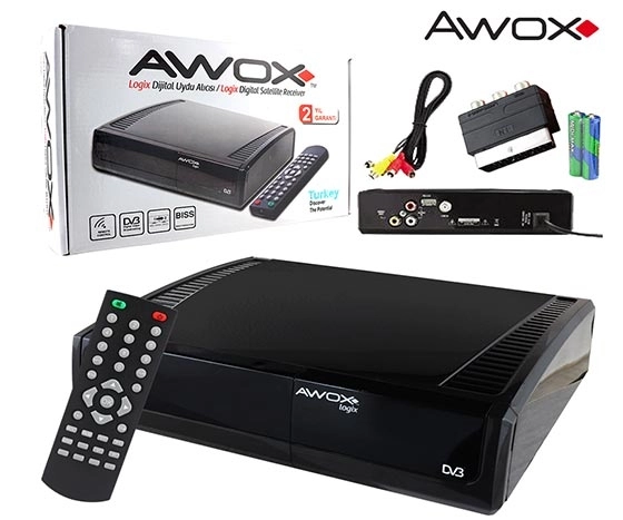 AWOX LOGİX DİJİTAL KASALI UYDU ALICISI (TOS)