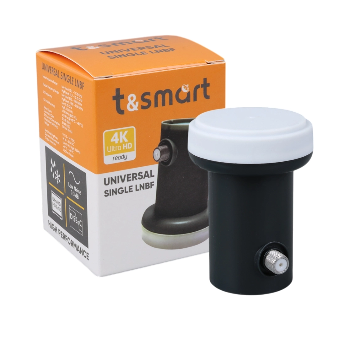 T&SMART ULTRA HD 4K UNIVERSAL SINGLE TEKLİ LNB 0.3DB