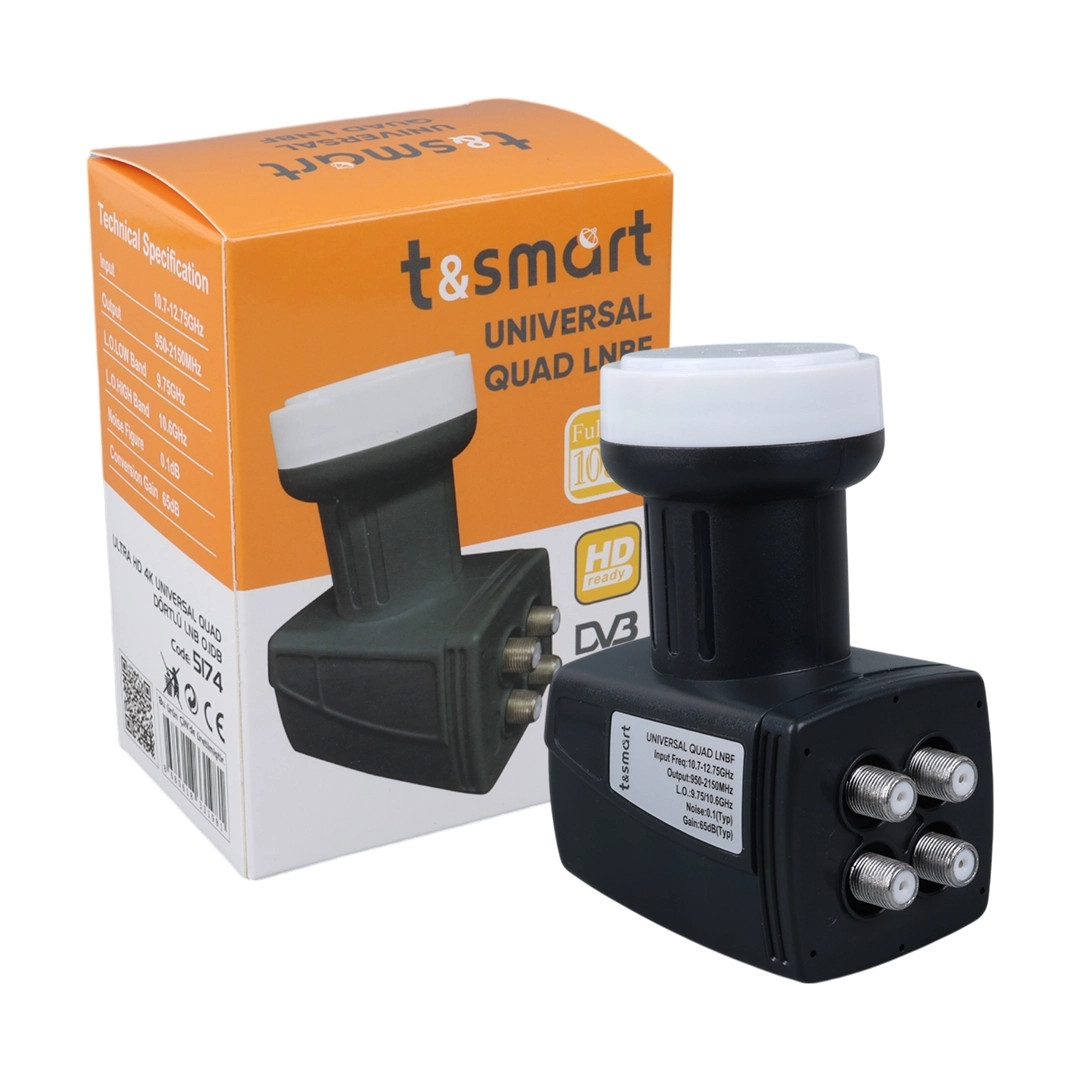 T&SMART ULTRA HD 4K UNIVERSAL QUAD DÖRTLÜ LNB 0.1DB