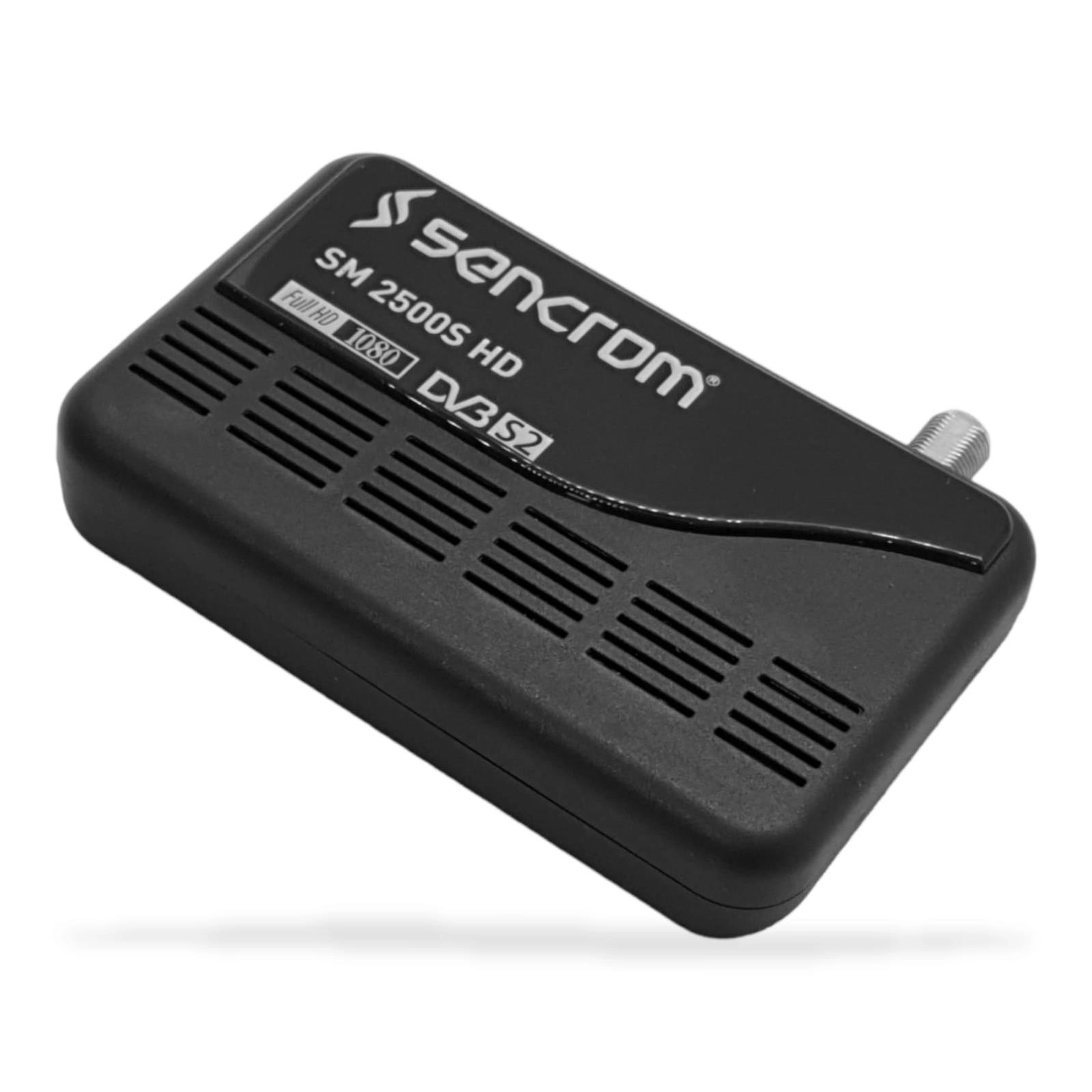 SENCROM SM-2500S HD Uydu Alıcısı (Full HD 1080P, DVB-S2, 5000 Kanal, 64 Uydu Desteği)