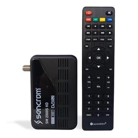 SENCROM SM-2500S HD Uydu Alıcısı (Full HD 1080P, DVB-S2, 5000 Kanal, 64 Uydu Desteği)