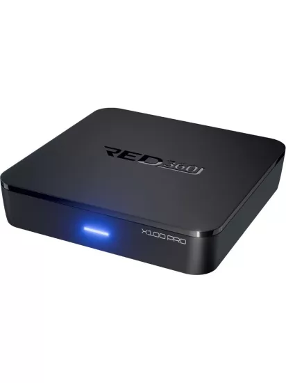 RED360 X100 Pro 16GB Google TV 4K Çözünürlük 2GB RAM Wi-Fi ve Ethernet Desteği