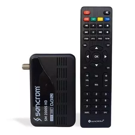 SENCROM SM-2500S HD Uydu Alıcısı (Full HD 1080P, DVB-S2, 5000 Kanal, 64 Uydu Desteği)